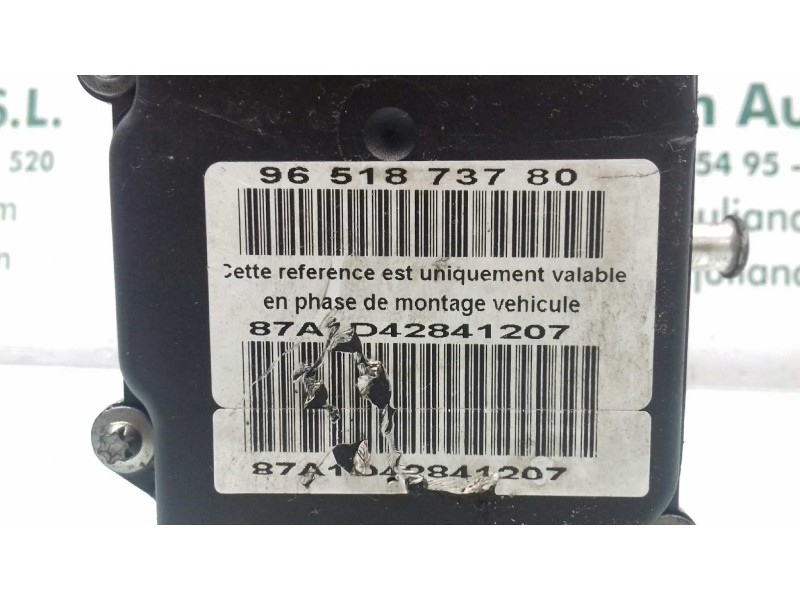 Recambio de abs para peugeot 307 (s1) xr referencia OEM IAM 9651873780 0265231476 0265800390