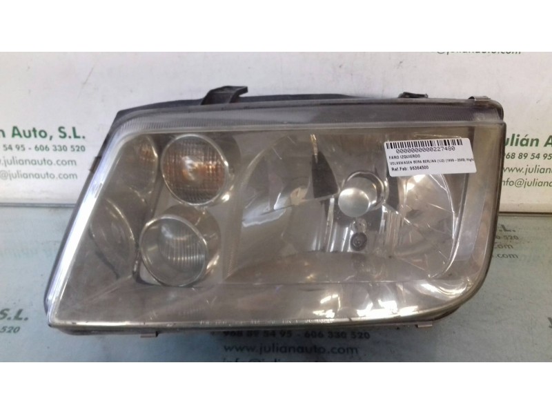 Recambio de faro izquierdo para volkswagen bora berlina (1j2) highline referencia OEM IAM 96364500  