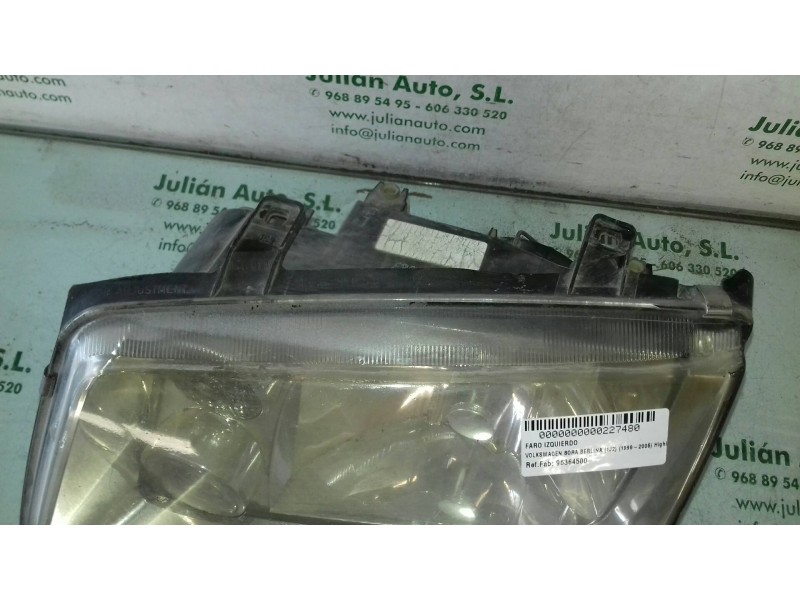 Recambio de faro izquierdo para volkswagen bora berlina (1j2) highline referencia OEM IAM 96364500  