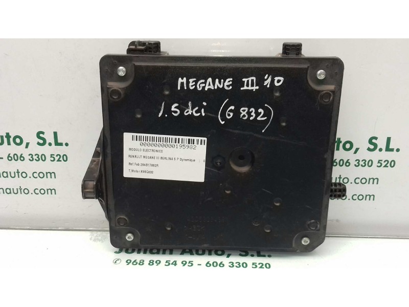 Recambio de modulo electronico para renault megane iii berlina 5 p dynamique referencia OEM IAM 284B17882R S180098101D BCM