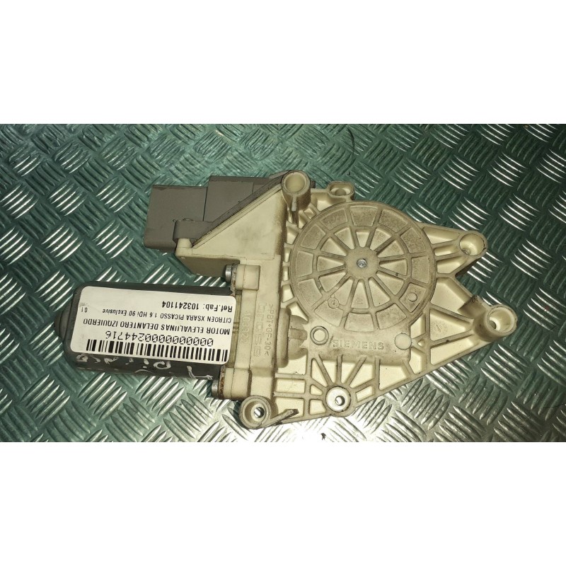 Recambio de motor elevalunas delantero izquierdo para citroen xsara picasso 1.6 hdi 90 exclusive referencia OEM IAM 103241104 16