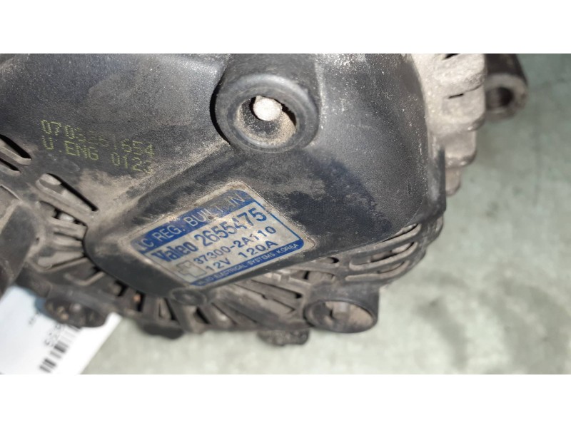 Recambio de alternador para kia rio 1.5 crdi ex1 referencia OEM IAM 2655475 VALEO 120A