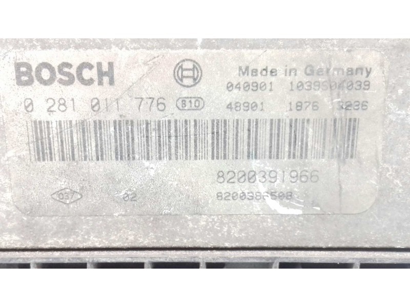 Recambio de centralita motor uce para renault megane ii classic berlina confort authentique referencia OEM IAM 8200391966 028101