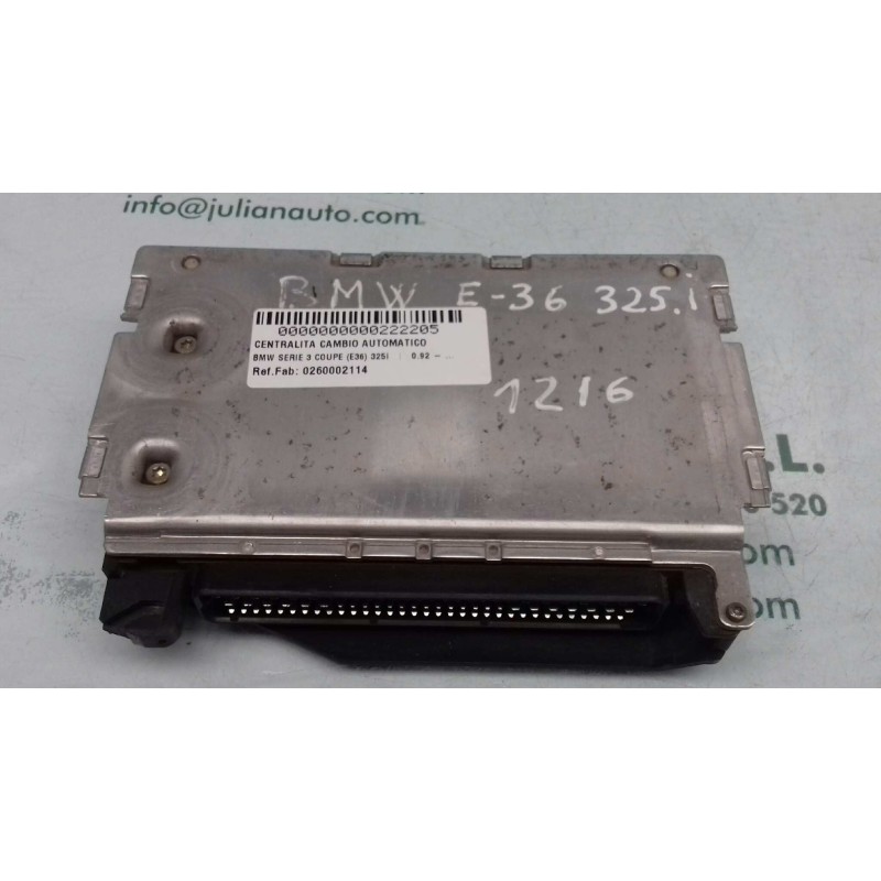 Recambio de centralita cambio automatico para bmw serie 3 coupe (e36) 325i referencia OEM IAM 0260002114 1421012 FD267085 BOSCH