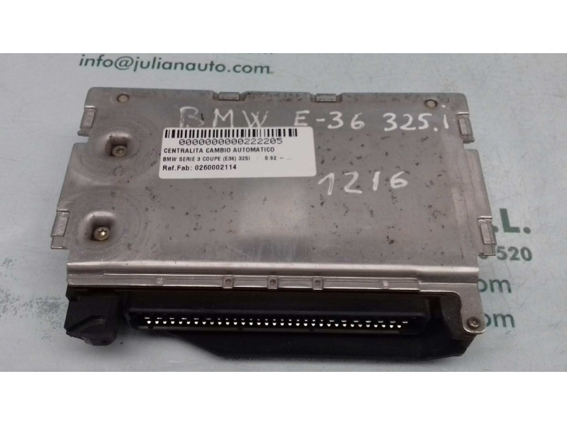 Recambio de centralita cambio automatico para bmw serie 3 coupe (e36) 325i referencia OEM IAM 0260002114 1421012 FD267085 BOSCH