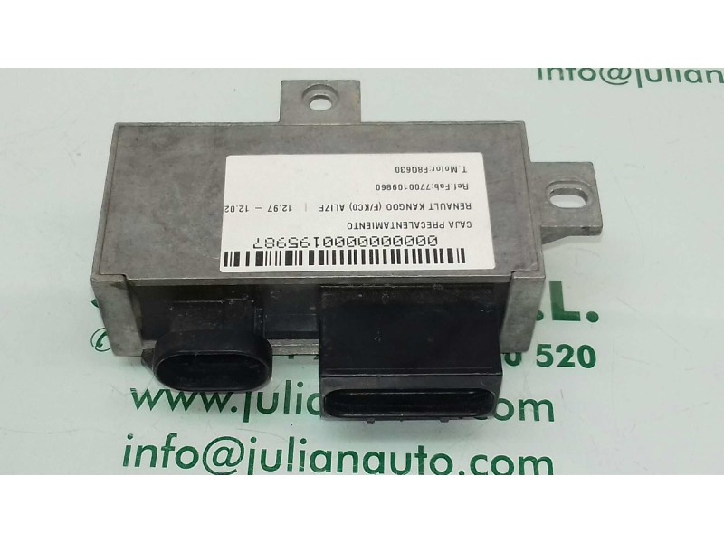 Recambio de caja precalentamiento para renault kangoo (f/kc0) alize referencia OEM IAM 7700109860  NAGARES
