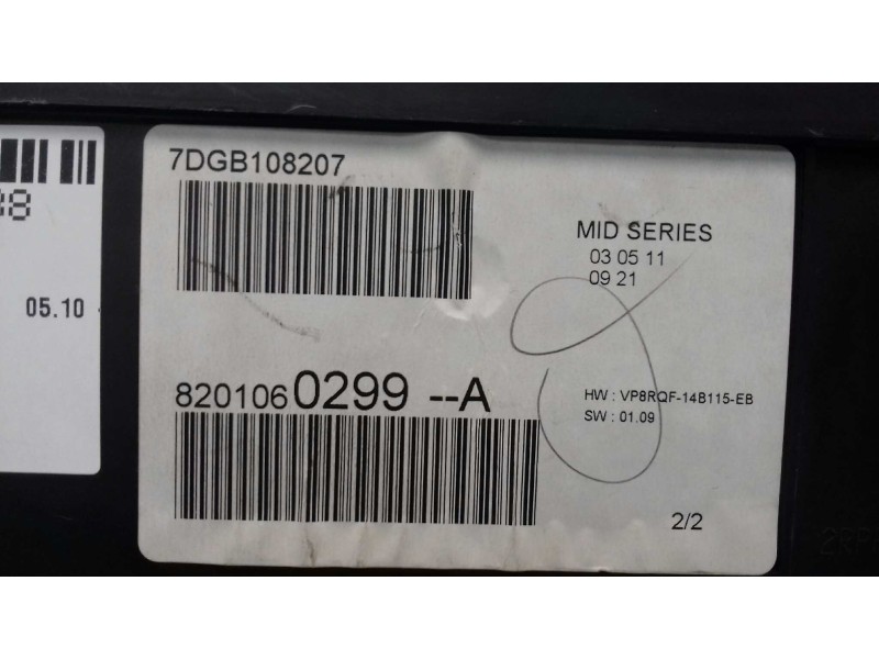 Recambio de cuadro instrumentos para renault clio grandtour authentique referencia OEM IAM 8201060299A 7DGB108207 VISTEON