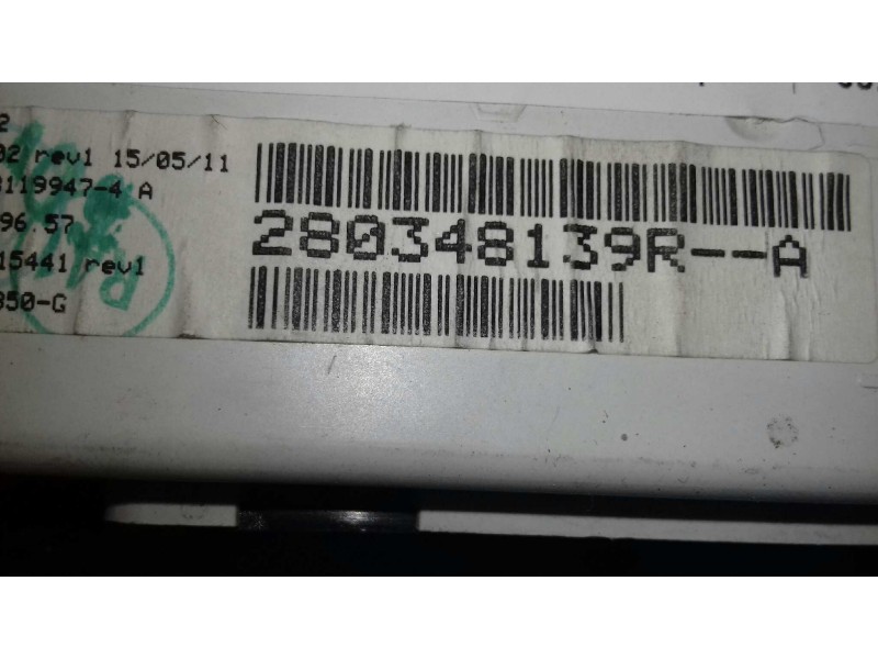 Recambio de pantalla multifuncion para renault clio grandtour authentique referencia OEM IAM 280348139R  