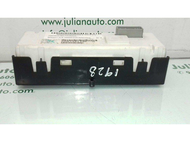Recambio de pantalla multifuncion para renault clio grandtour authentique referencia OEM IAM 280348139R  