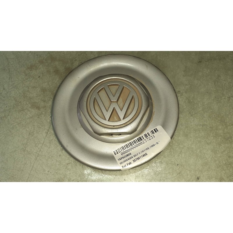 Recambio de tapacubos para volkswagen golf ii (191/193) referencia OEM IAM 357601149G  1 TAPA