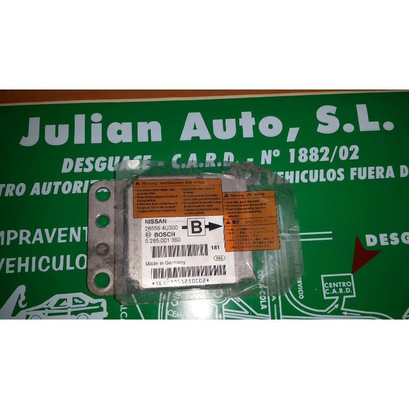 Recambio de centralita airbag para nissan almera tino (v10m) ambience referencia OEM IAM 0285001360 285594V300 