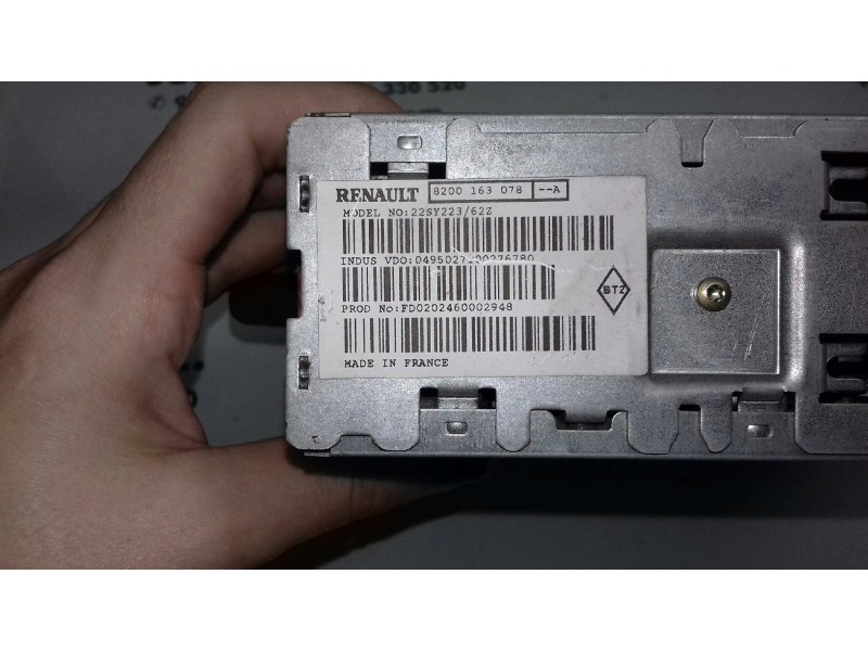 Recambio de sistema navegacion gps para renault laguna ii grandtour (kg0) dynamique referencia OEM IAM 8200163078 8200163078A GP