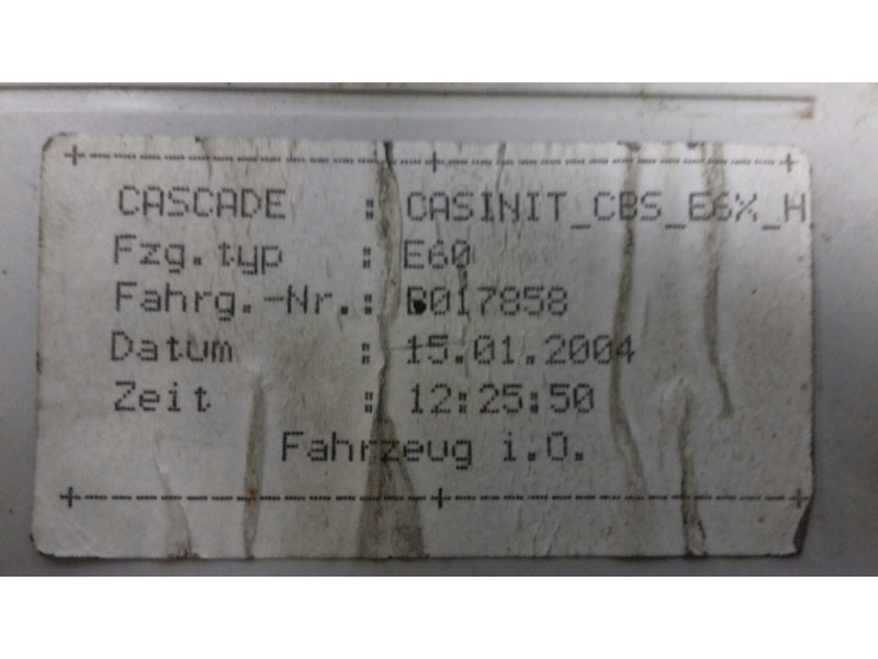 Recambio de modulo electronico para bmw serie 5 berlina (e60) 520i referencia OEM IAM 61356943851 5WK47995 SIEMENS