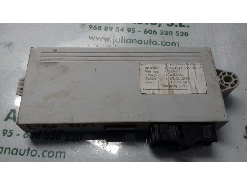 Recambio de modulo electronico para bmw serie 5 berlina (e60) 520i referencia OEM IAM 61356943851 5WK47995 SIEMENS