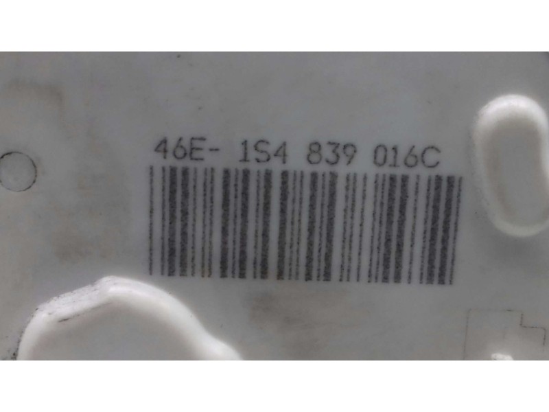 Recambio de cerradura puerta trasera izquierda para seat mii (kf1) @mii referencia OEM IAM 1S4839016C 3+3 PINES NEGRO