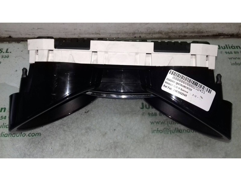 Recambio de cuadro instrumentos para renault clio iv business referencia OEM IAM 248109294R VPCRRF10849HB VISTEON