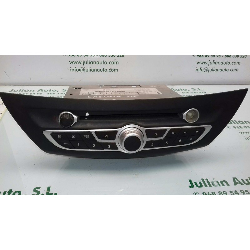 Recambio de sistema audio / radio cd para renault laguna iii authentique referencia OEM IAM 7649165391 281155676R BOSCH