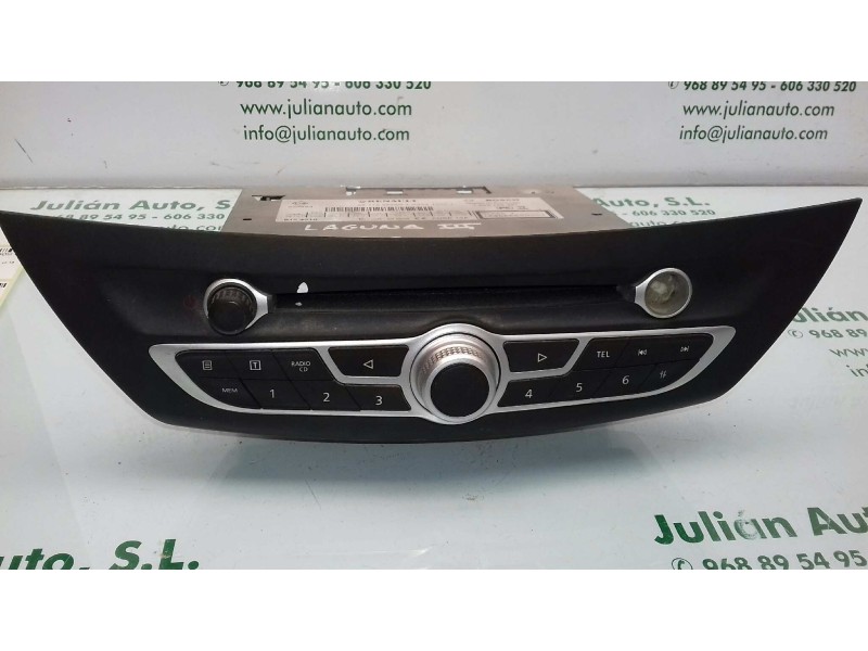 Recambio de sistema audio / radio cd para renault laguna iii authentique referencia OEM IAM 7649165391 281155676R BOSCH