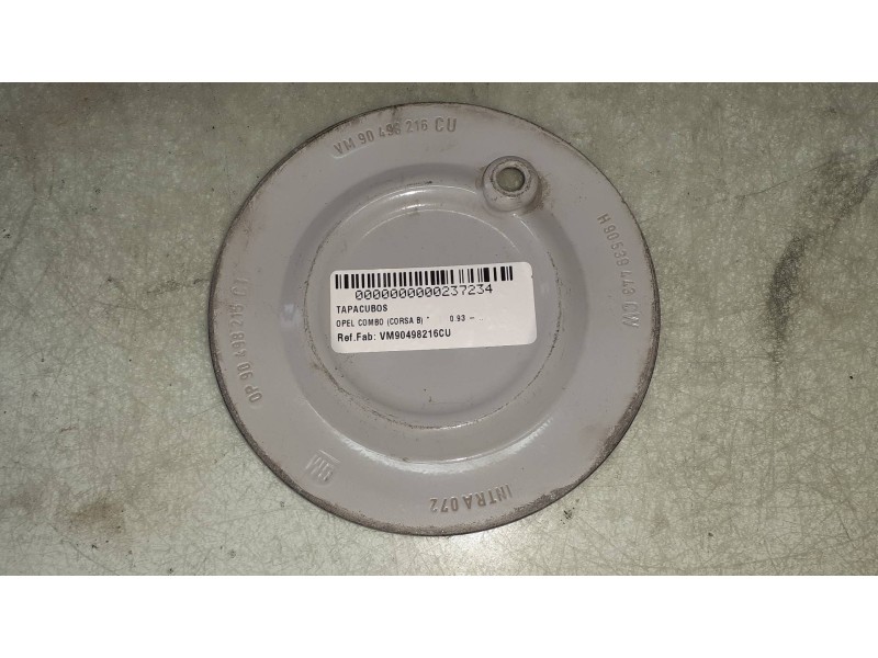 Recambio de tapacubos para opel combo (corsa b) referencia OEM IAM VM90498216CU H90539443CW 1 TAPA Recambio de tapacubos para opel combo (corsa b) referencia OEM IAM VM90498216CU H90539443CW 1 TAPA