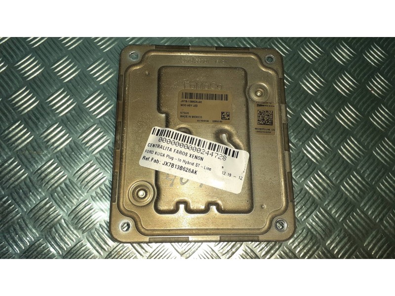 Recambio de centralita faros xenon para ford kuga plug-in hybrid st-line referencia OEM IAM JX7B13B626AK A2C7554481090 N75UH