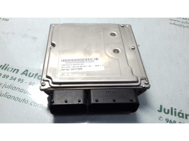 Recambio de centralita motor uce para bmw serie 1 berlina (e81/e87) 118d referencia OEM IAM 0281013252 7801710 BOSCH