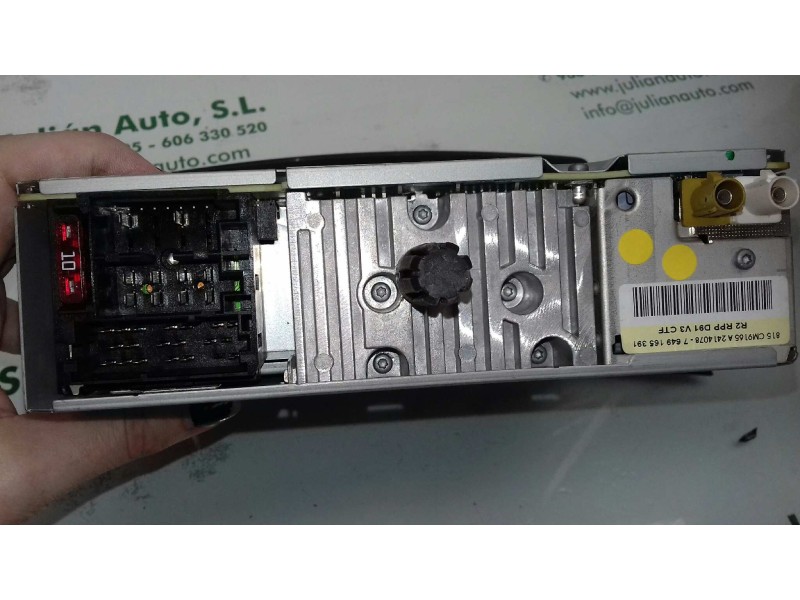 Recambio de sistema audio / radio cd para renault laguna iii authentique referencia OEM IAM 7649165391 281155676R BOSCH