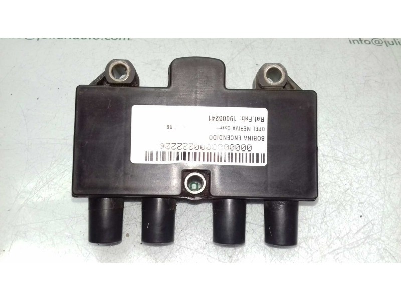 Recambio de bobina encendido para opel meriva cosmo referencia OEM IAM 19005241 DELPHI 4 PINES