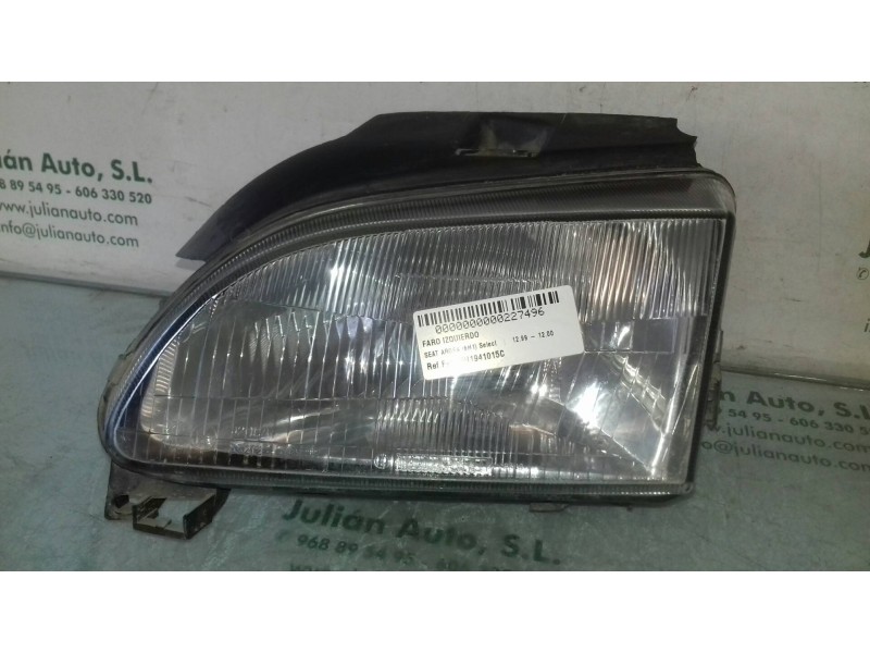 Recambio de faro izquierdo para seat arosa (6h1) select referencia OEM IAM 6H1941015C 39850748 