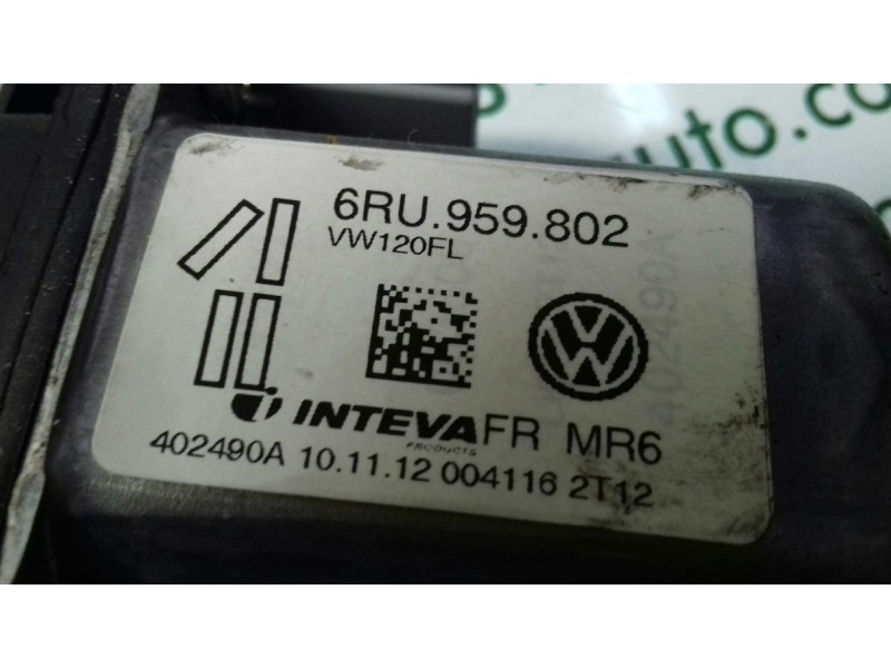 Recambio de motor elevalunas delantero izquierdo para seat mii (kf1) @mii referencia OEM IAM 6RU959802 402490A 