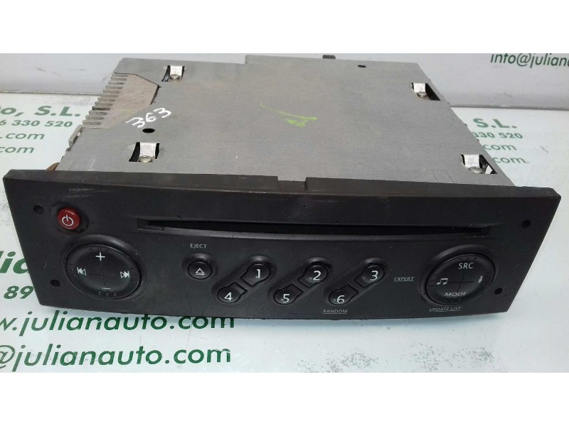 Recambio de sistema audio / radio cd para renault clio iii exception referencia OEM IAM 8200483757 8200483757T  Recambio de sistema audio / radio cd para renault clio iii exception referencia OEM IAM 8200483757 8200483757T