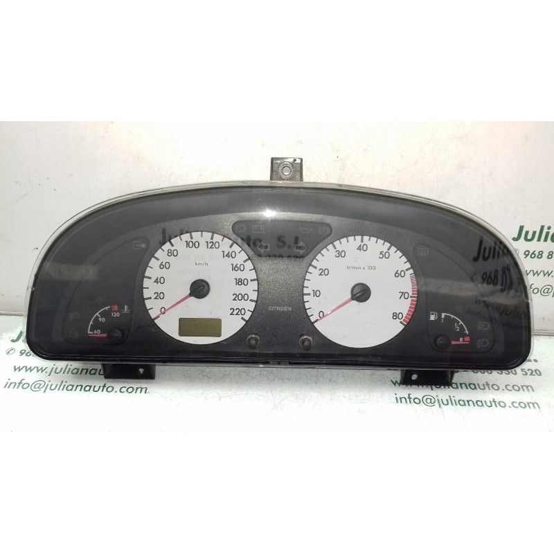 Recambio de cuadro instrumentos para citroen xsara coupe 1.6 vtr referencia OEM IAM 9637259780A 216530840 SAGEM