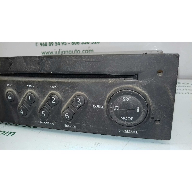 Recambio de sistema audio / radio cd para renault megane ii berlina 5p emotion referencia OEM IAM 8200633637 8200633637T 