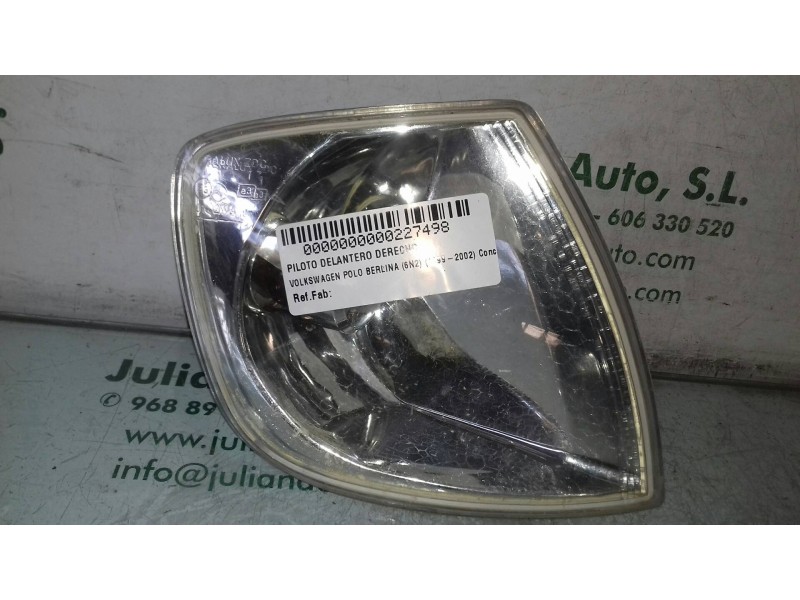 Recambio de piloto delantero derecho para volkswagen polo berlina (6n2) conceptline referencia OEM IAM   