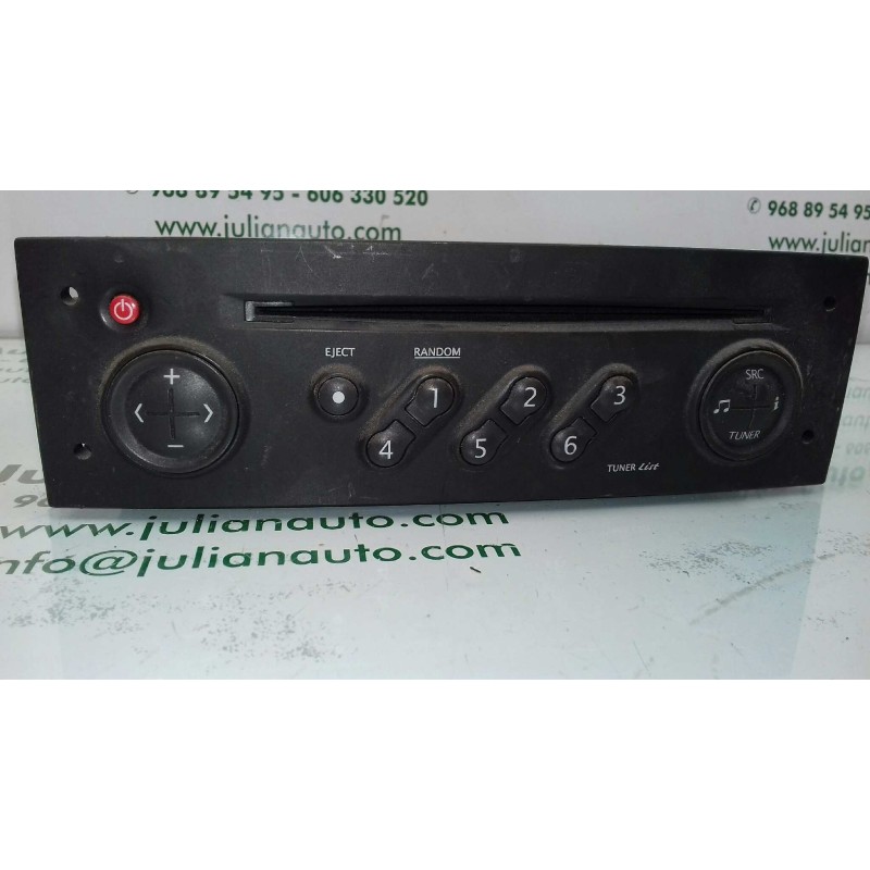 Recambio de sistema audio / radio cd para renault megane ii berlina 5p confort authentique referencia OEM IAM 8200256141 8200256