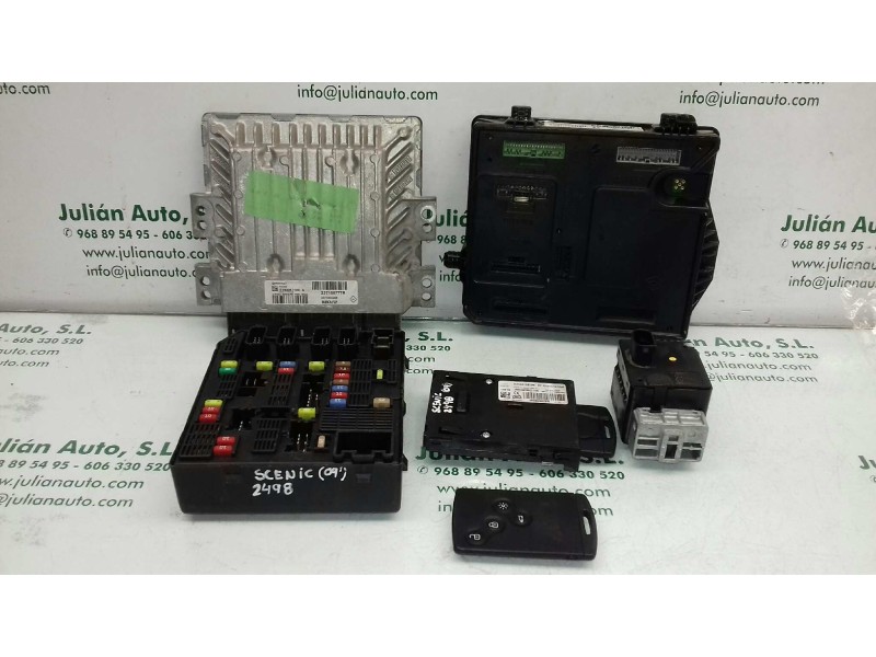 Recambio de centralita motor uce para renault scenic iii dynamique referencia OEM IAM 237100777R S180067109A KIT - CONTINENTAL