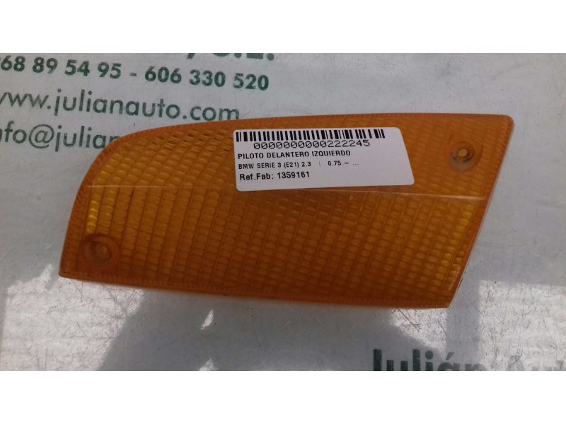 Recambio de piloto delantero izquierdo para bmw serie 3 (e21) 2.3 referencia OEM IAM 1359161 23020 SOLO PASTA