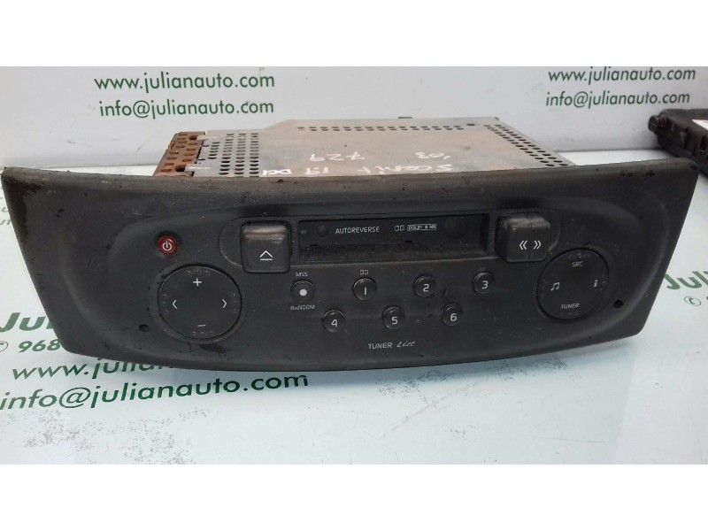 Recambio de sistema audio / radio cd para renault scenic (ja..) 1.9 dci authentique referencia OEM IAM 8200152345  CASETTE