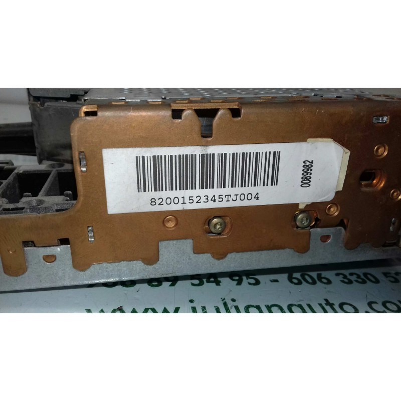 Recambio de sistema audio / radio cd para renault scenic (ja..) 1.9 dci authentique referencia OEM IAM 8200152345  CASETTE