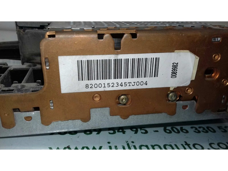 Recambio de sistema audio / radio cd para renault scenic (ja..) 1.9 dci authentique referencia OEM IAM 8200152345  CASETTE