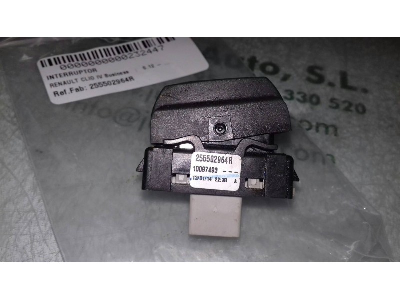 Recambio de interruptor para renault clio iv business referencia OEM IAM 255502964R 10097493 VELOCIDAD