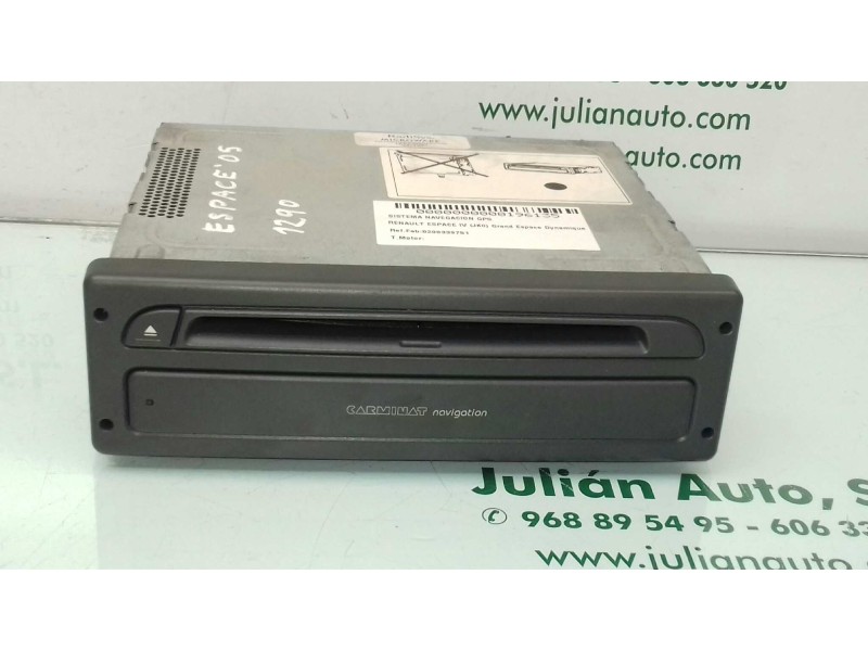 Recambio de sistema navegacion gps para renault espace iv (jk0) grand espace dynamique referencia OEM IAM 8200339751 CARMINAT NA