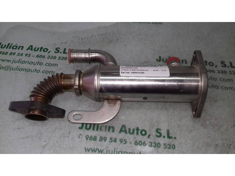 Recambio de enfriador egr para citroen c5 berlina millenium referencia OEM IAM 9686916780 22463R 29509K