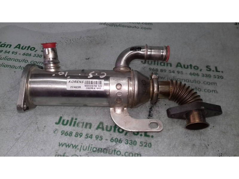 Recambio de enfriador egr para citroen c5 berlina millenium referencia OEM IAM 9686916780 22463R 29509K
