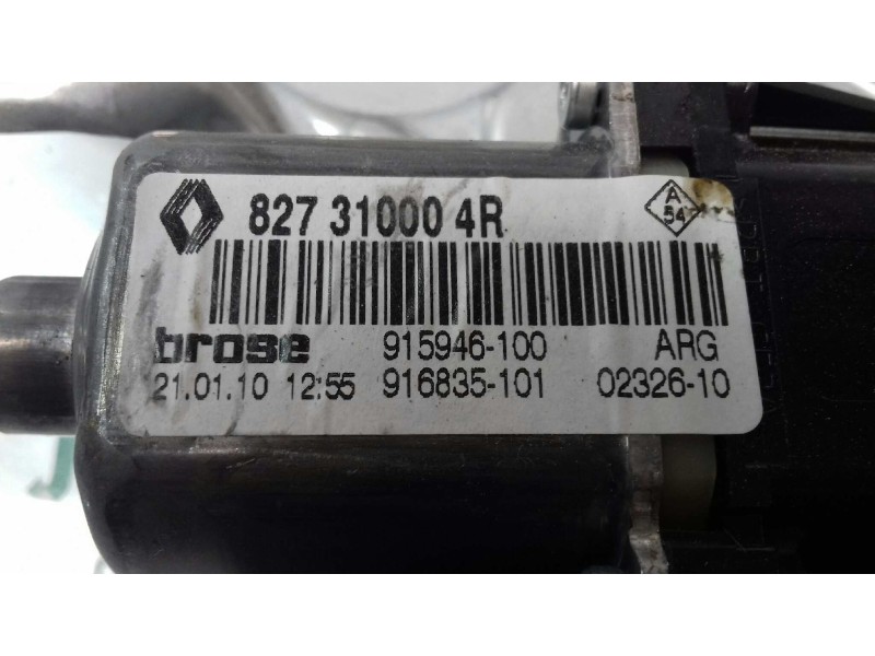 Recambio de elevalunas trasero izquierdo para renault scenic iii dynamique referencia OEM IAM 910586102 827310004R ELECTRICO