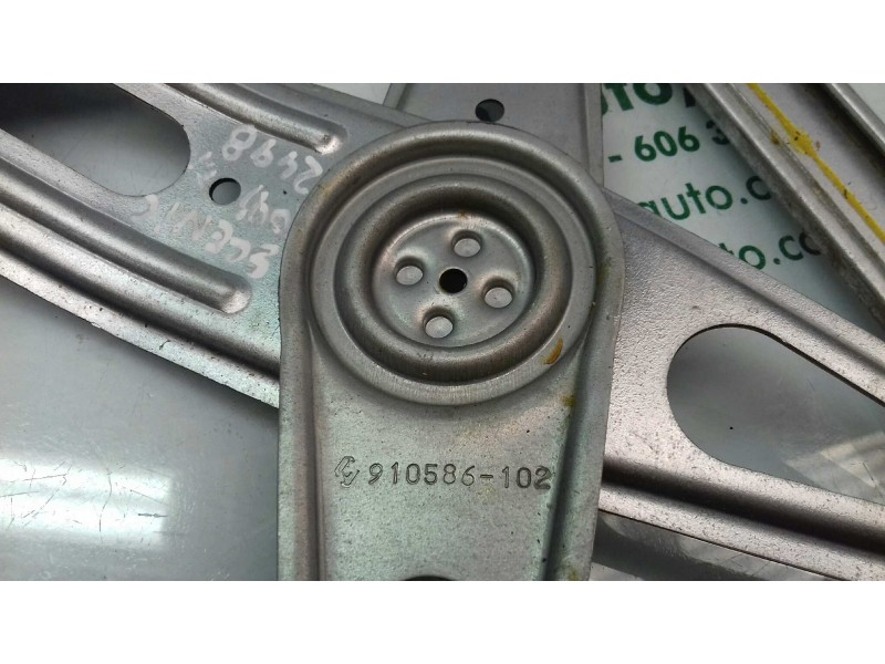 Recambio de elevalunas trasero izquierdo para renault scenic iii dynamique referencia OEM IAM 910586102 827310004R ELECTRICO