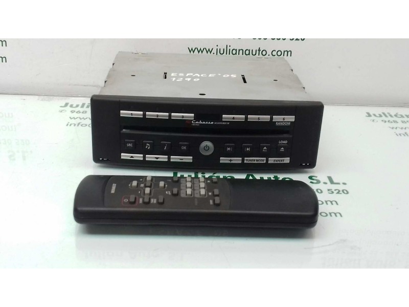 Recambio de sistema audio / radio cd para renault espace iv (jk0) grand espace dynamique referencia OEM IAM 8200089153 ALR92S658