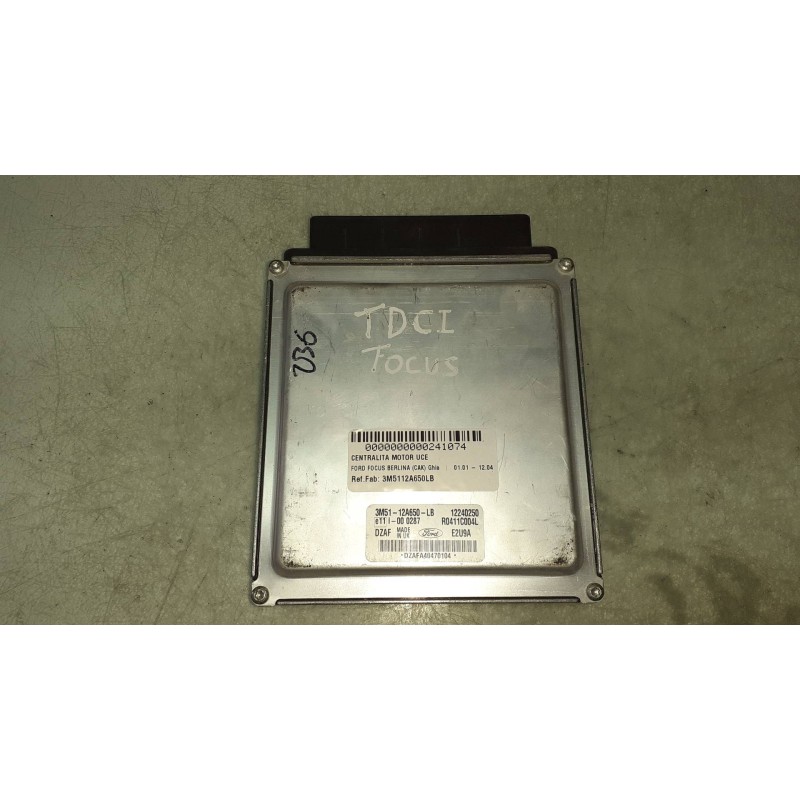 Recambio de centralita motor uce para ford focus berlina (cak) ghia referencia OEM IAM 3M5112A650LB R0411C004L 12240250