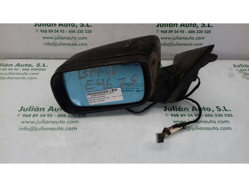 Recambio de retrovisor izquierdo para bmw serie 3 berlina (e46) 330d referencia OEM IAM 1LLL42491  ELECTRICO