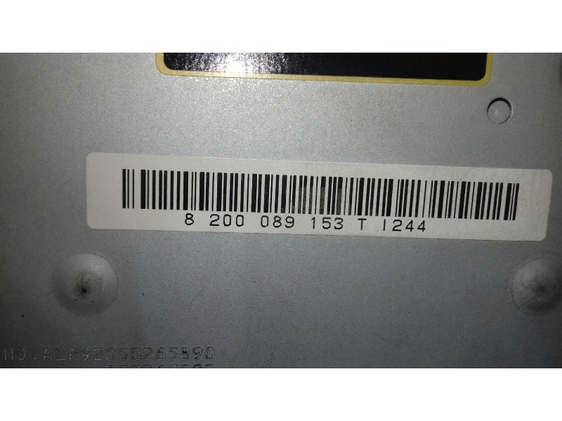 Recambio de sistema audio / radio cd para renault espace iv (jk0) grand espace dynamique referencia OEM IAM 8200089153 ALR92S658