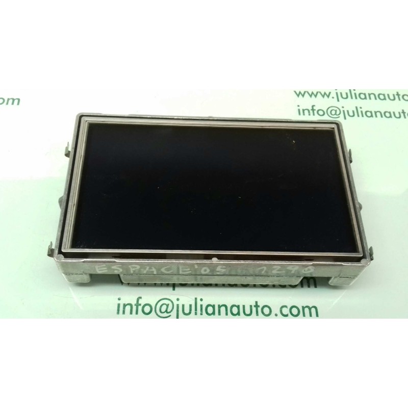 Recambio de pantalla multifuncion para renault espace iv (jk0) grand espace dynamique referencia OEM IAM 8200154477  